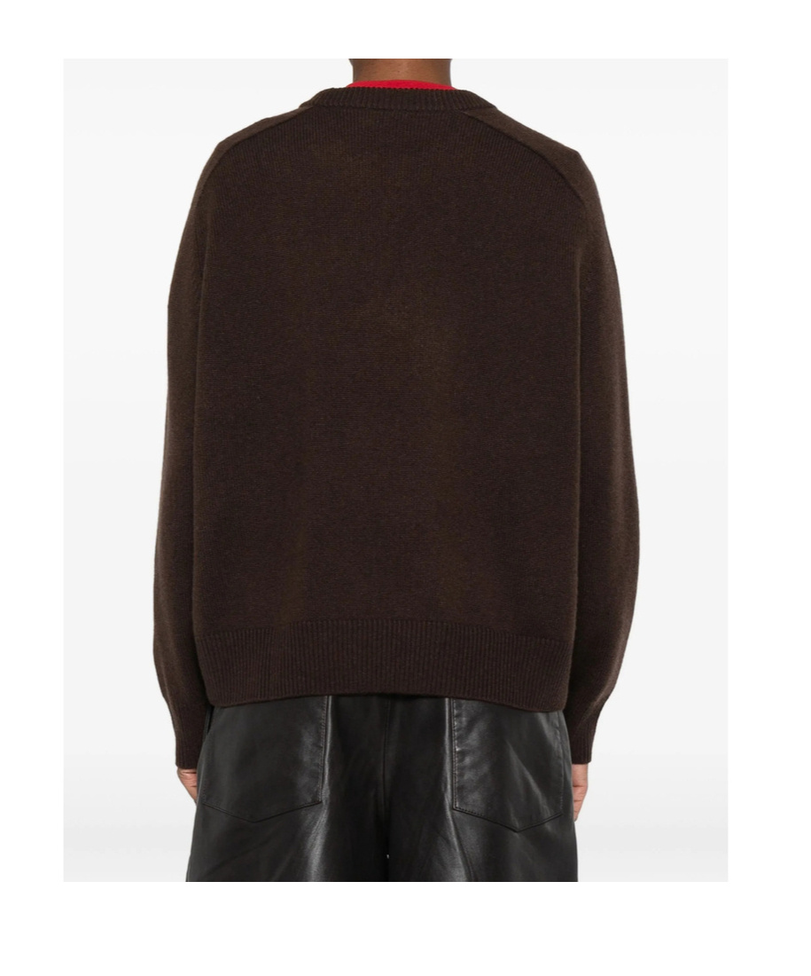 Soft Goat Cashmere Sweater In Brown
