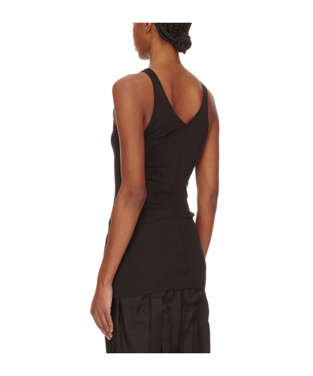 Shop Rick Owens Drkshdw Double Ziggy Tank Top In Black