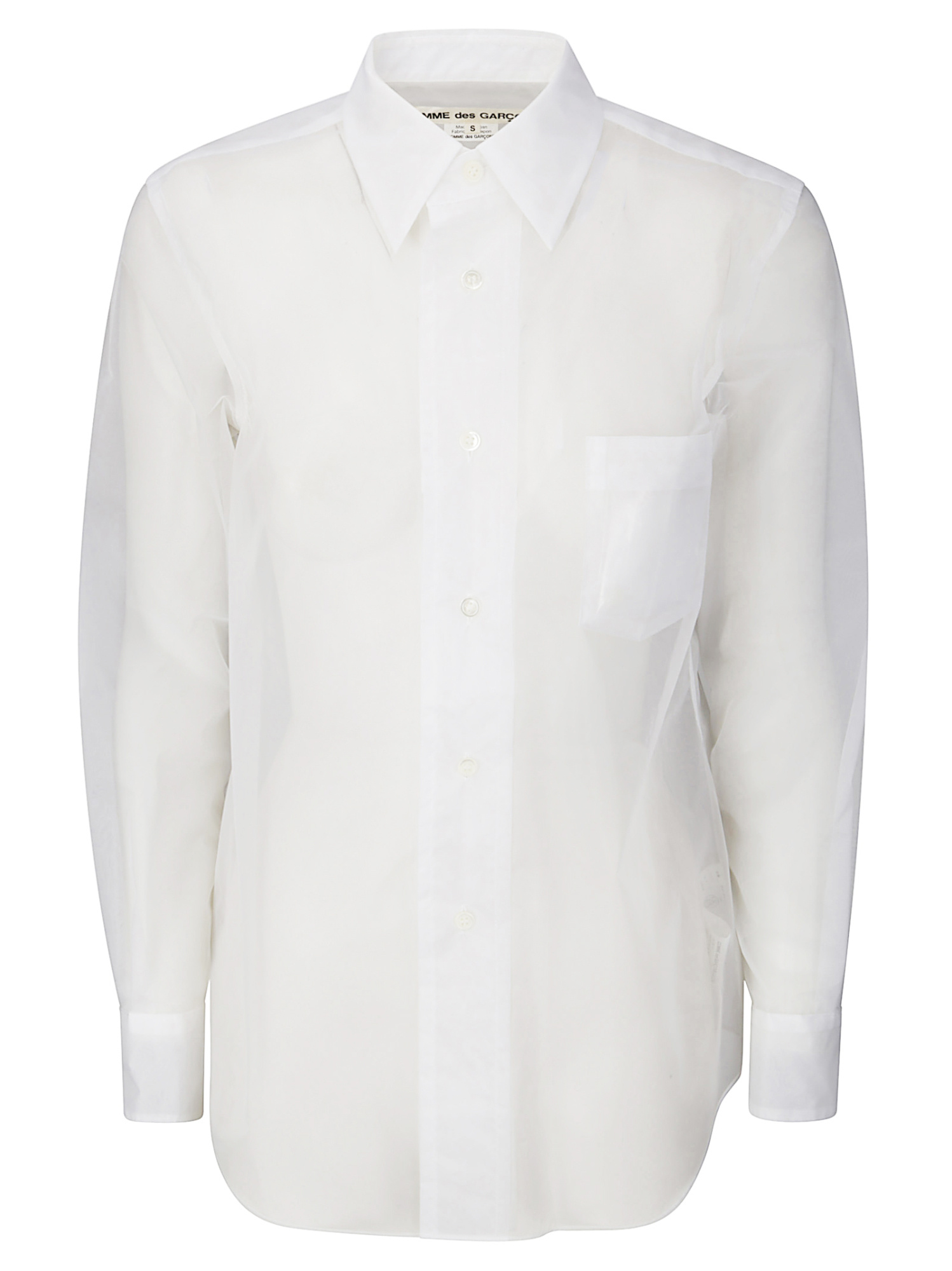 Comme Des Garçons Semi-sheer Blouse