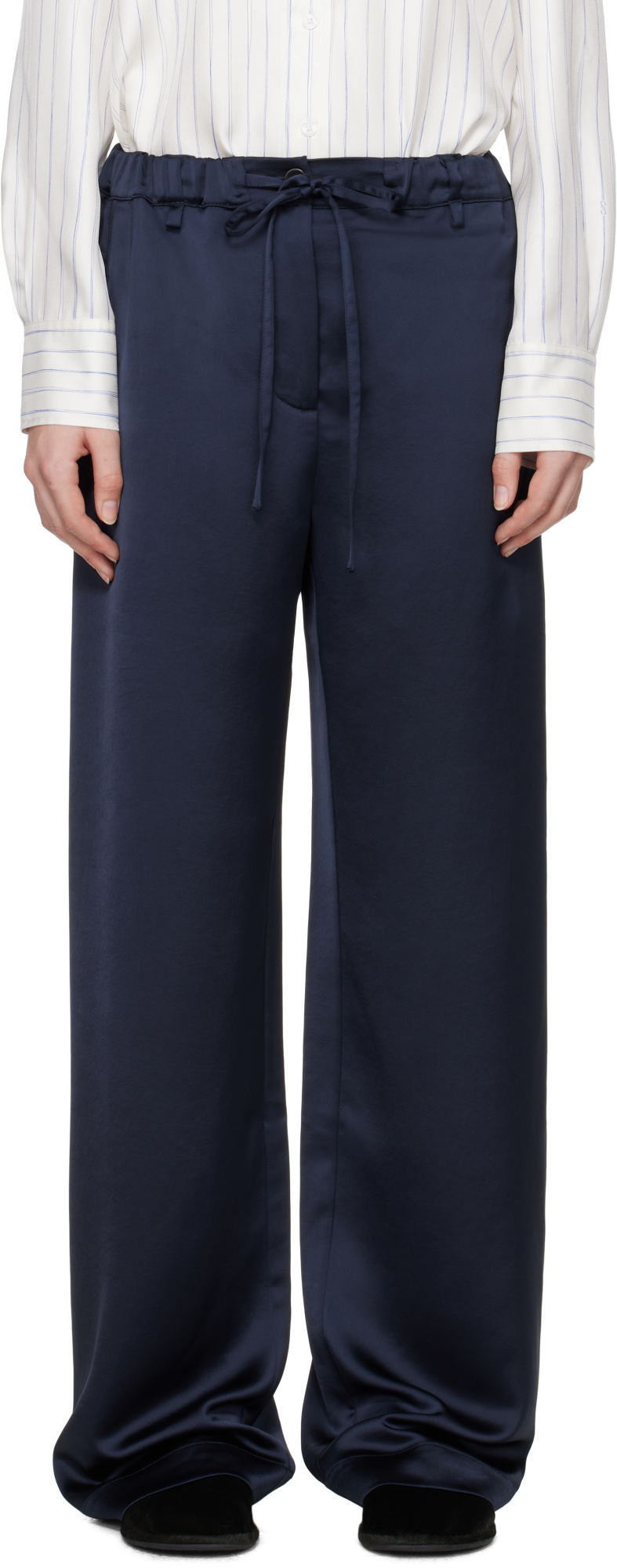 Proenza Schouler White Label Magnus Trousers In Black
