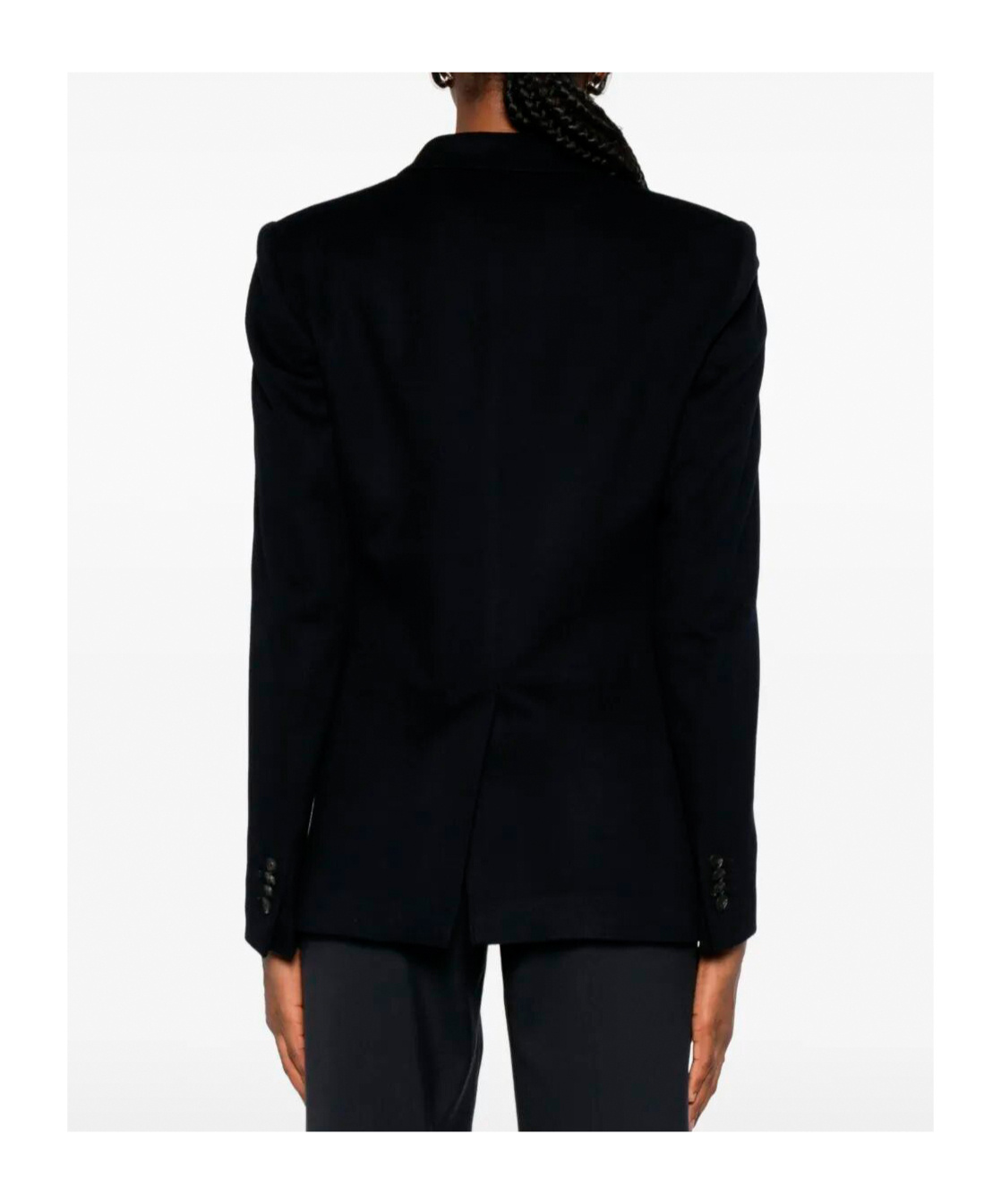 Tagliatore Cashmere Double-breasted Blazer In Black