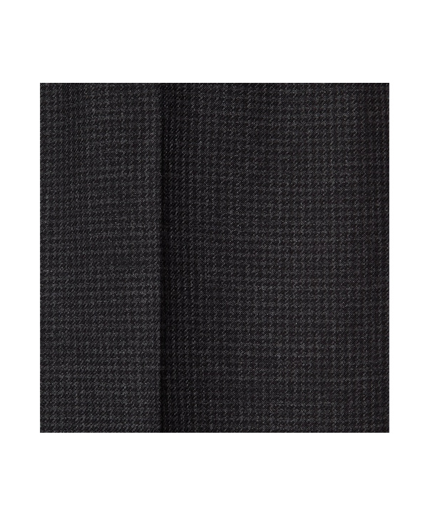 Gucci Houndstooth Wool Pant With Embroidery In Black