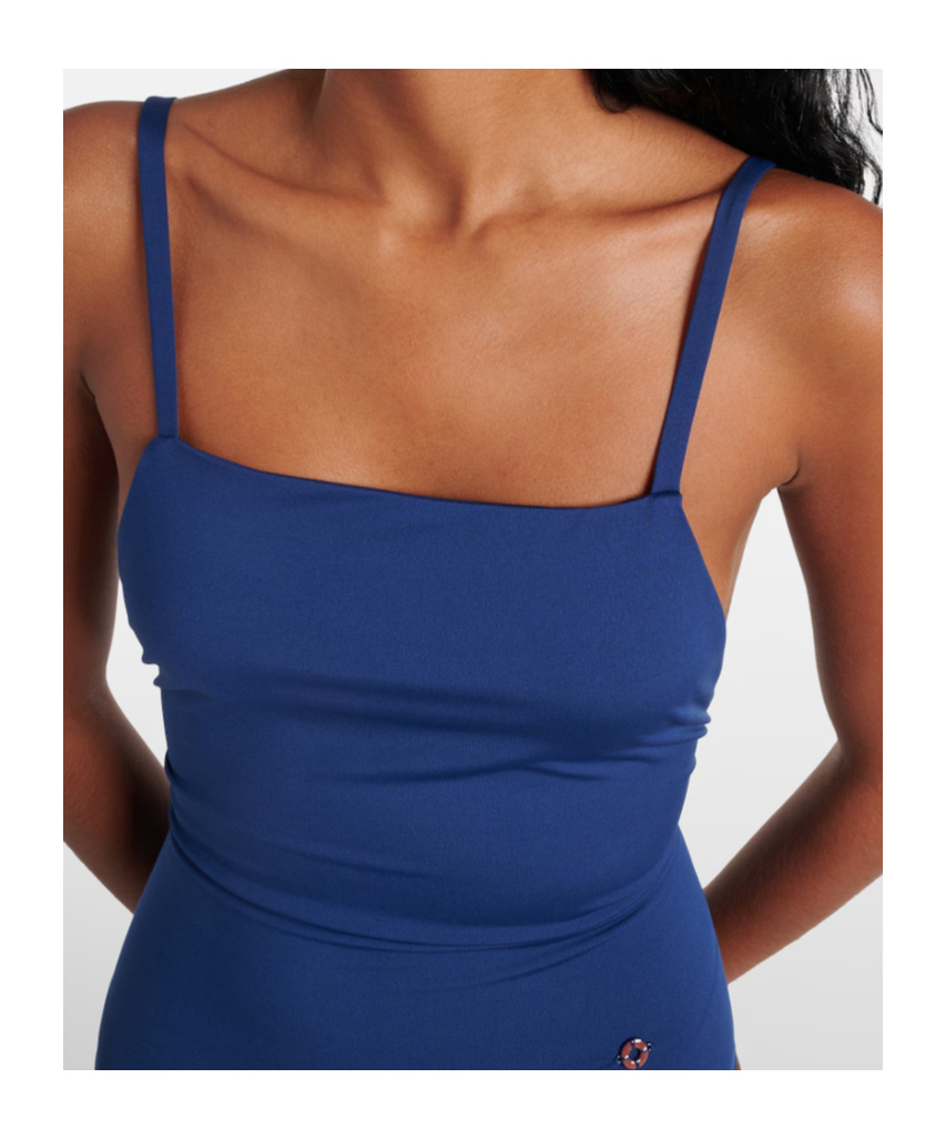 Loro Piana Spaghetti-strap Swimsuit In Blue