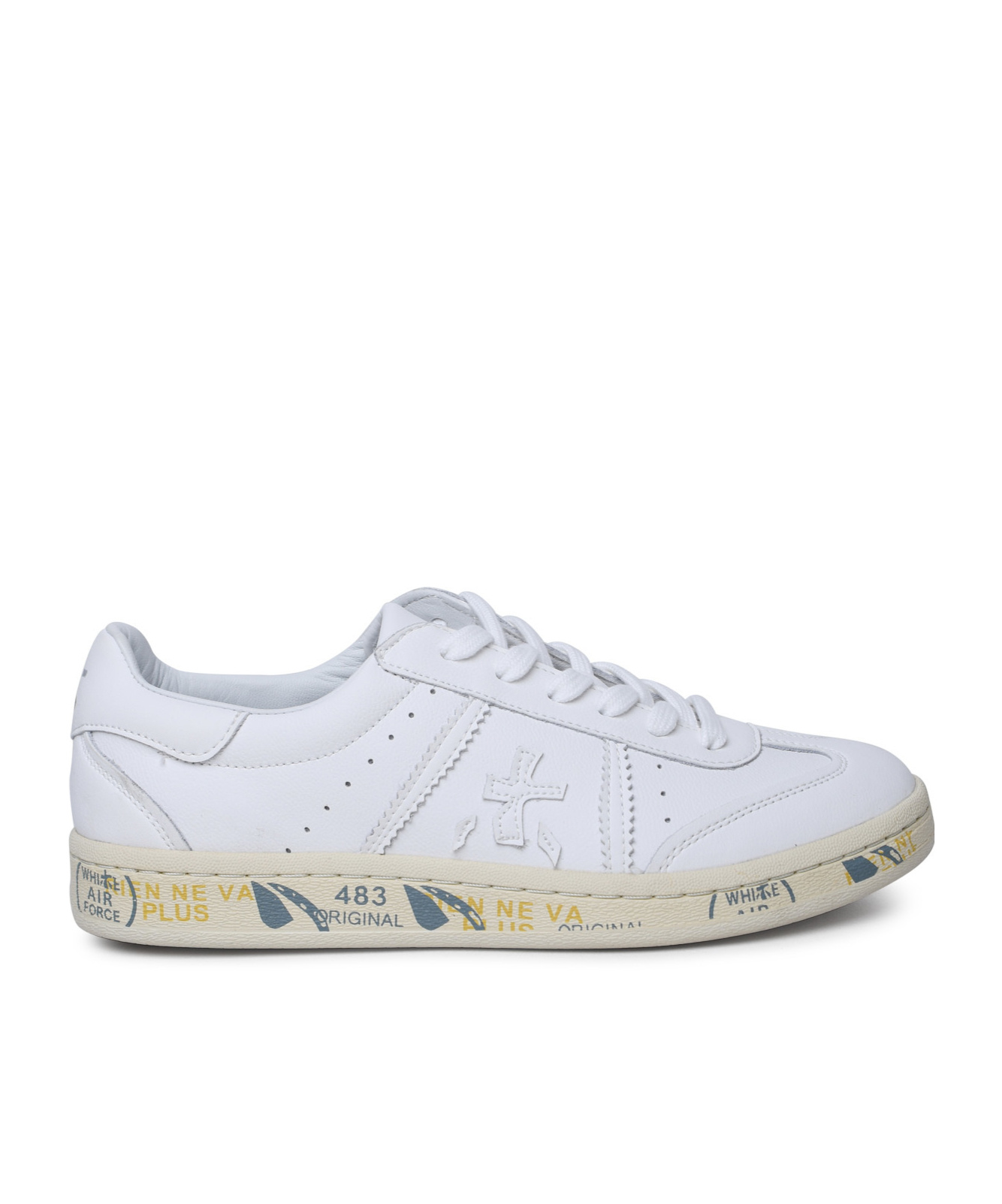 Premiata Bonnied Sneakers In Suede Blend In White