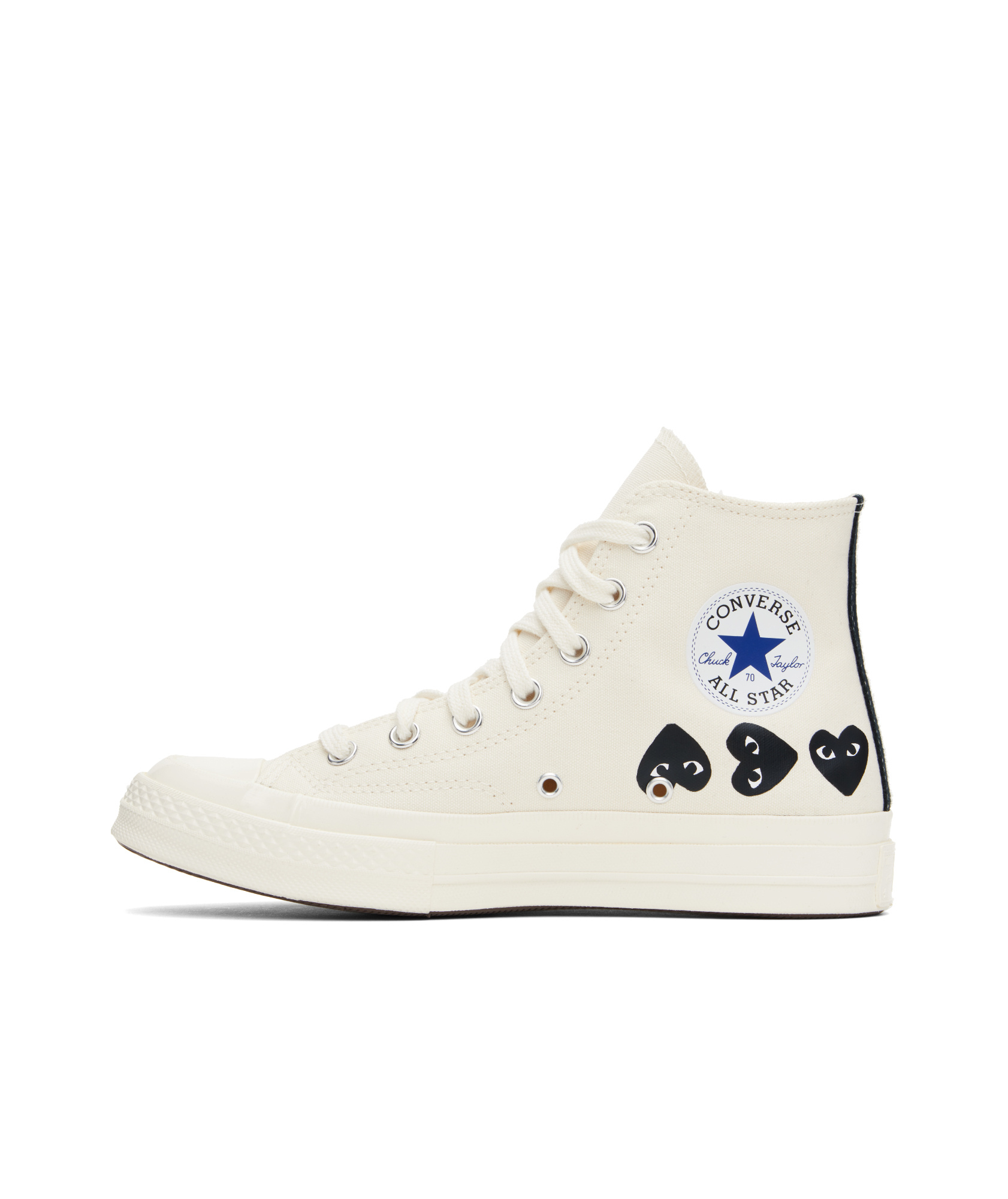 Comme Des Garçons Play Sneakers In White