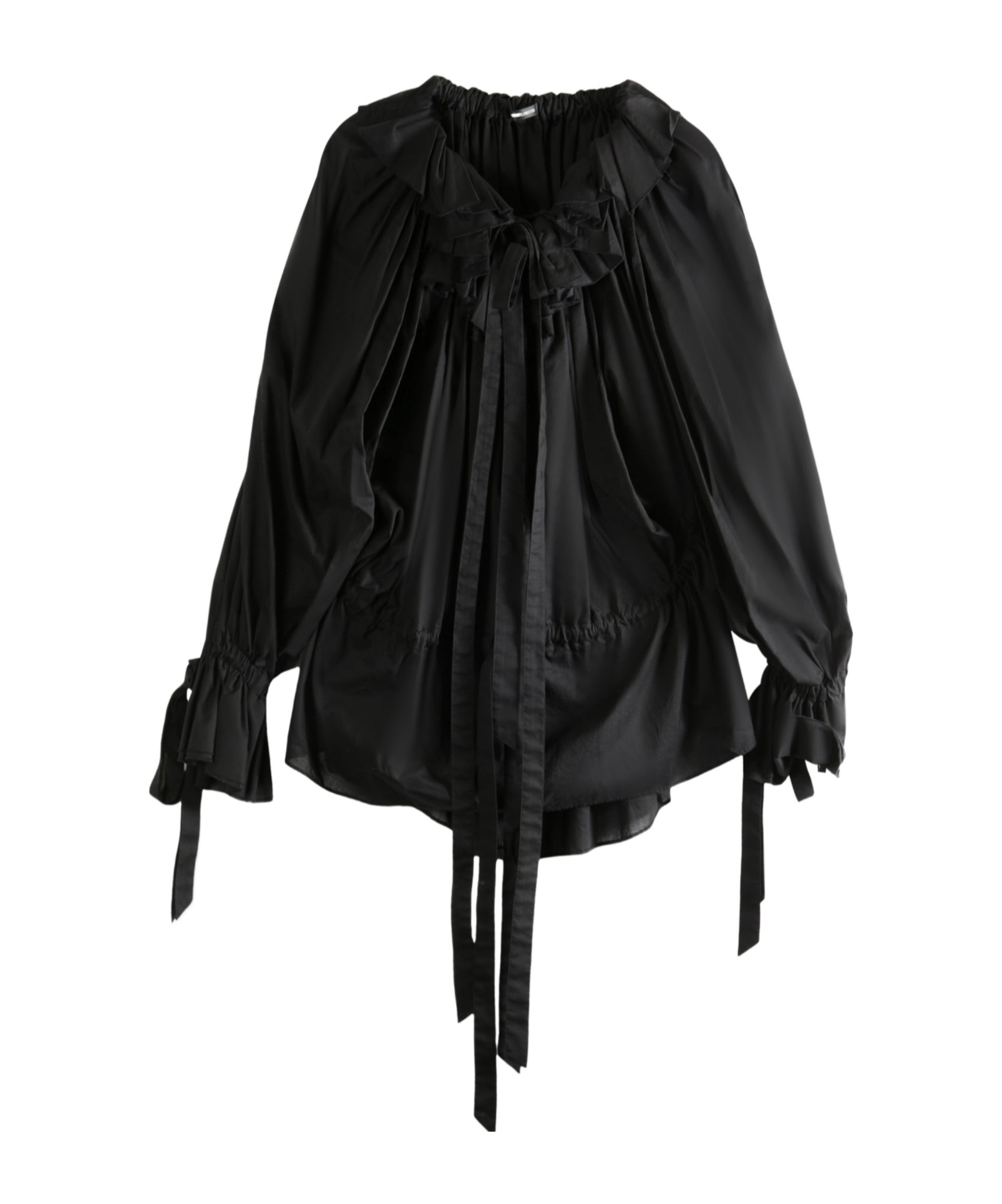 Ann Demeulemeester Bregje Ruffled Dress In Black