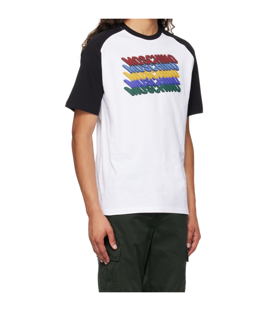 Moschino Logo-print Cotton T-shirt In White