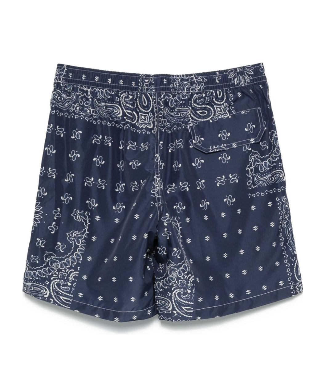 Eleventy Paisley-print Swim Shorts In Blue