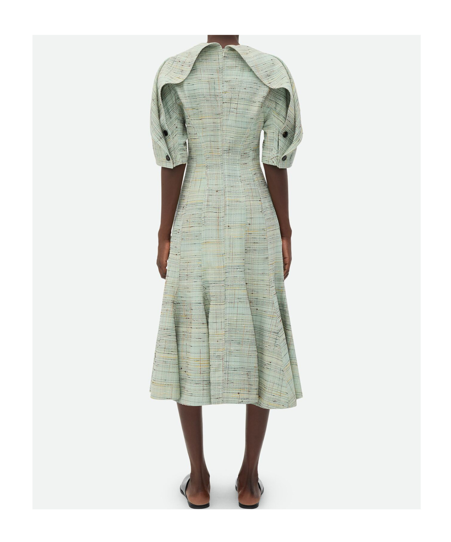 BOTTEGA VENETA KNOTTED VISCOSE DRESS