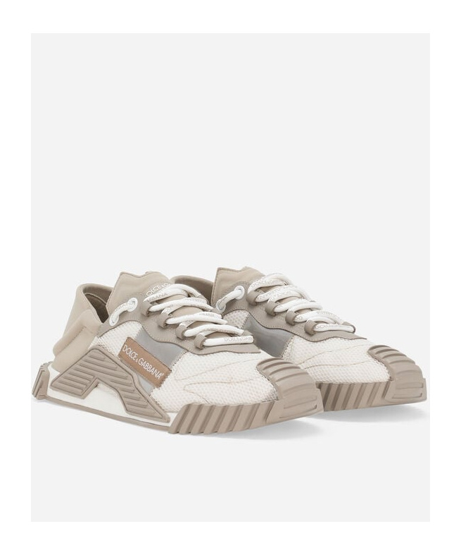 Dolce & Gabbana Ns1 Low-top Running Sneakers In Nude