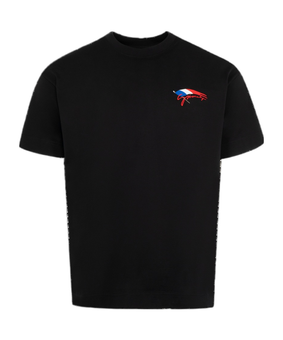Givenchy Crewneck Short Sleeves T-shirt In Black
