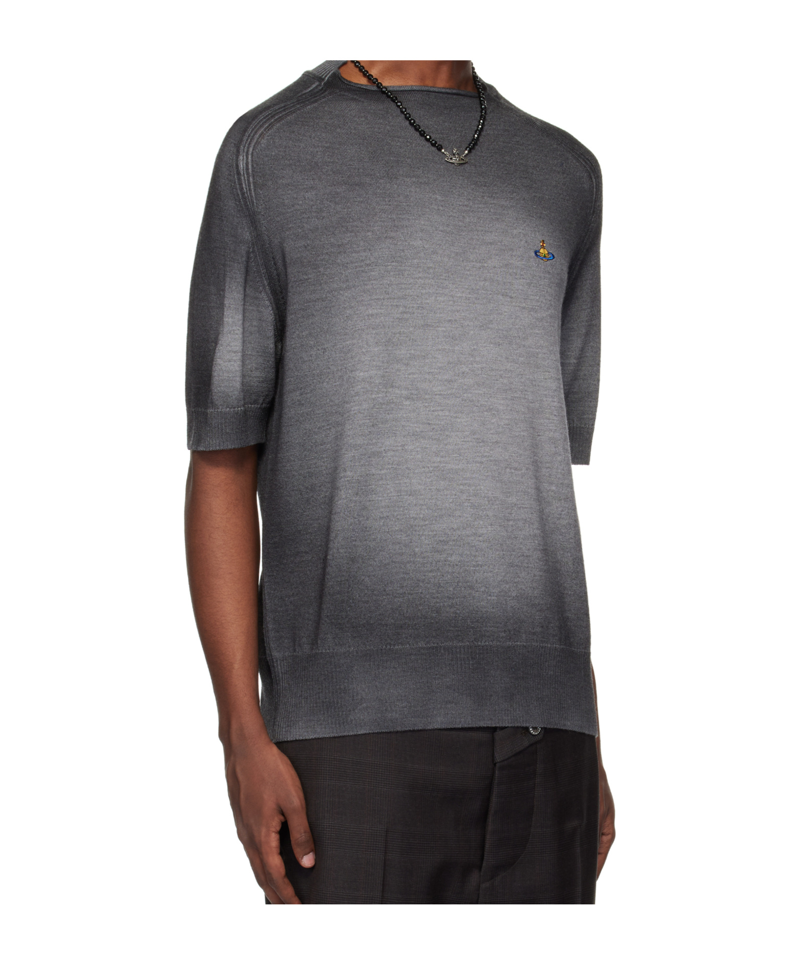 Vivienne Westwood Sean Knitted T-shirt In Black