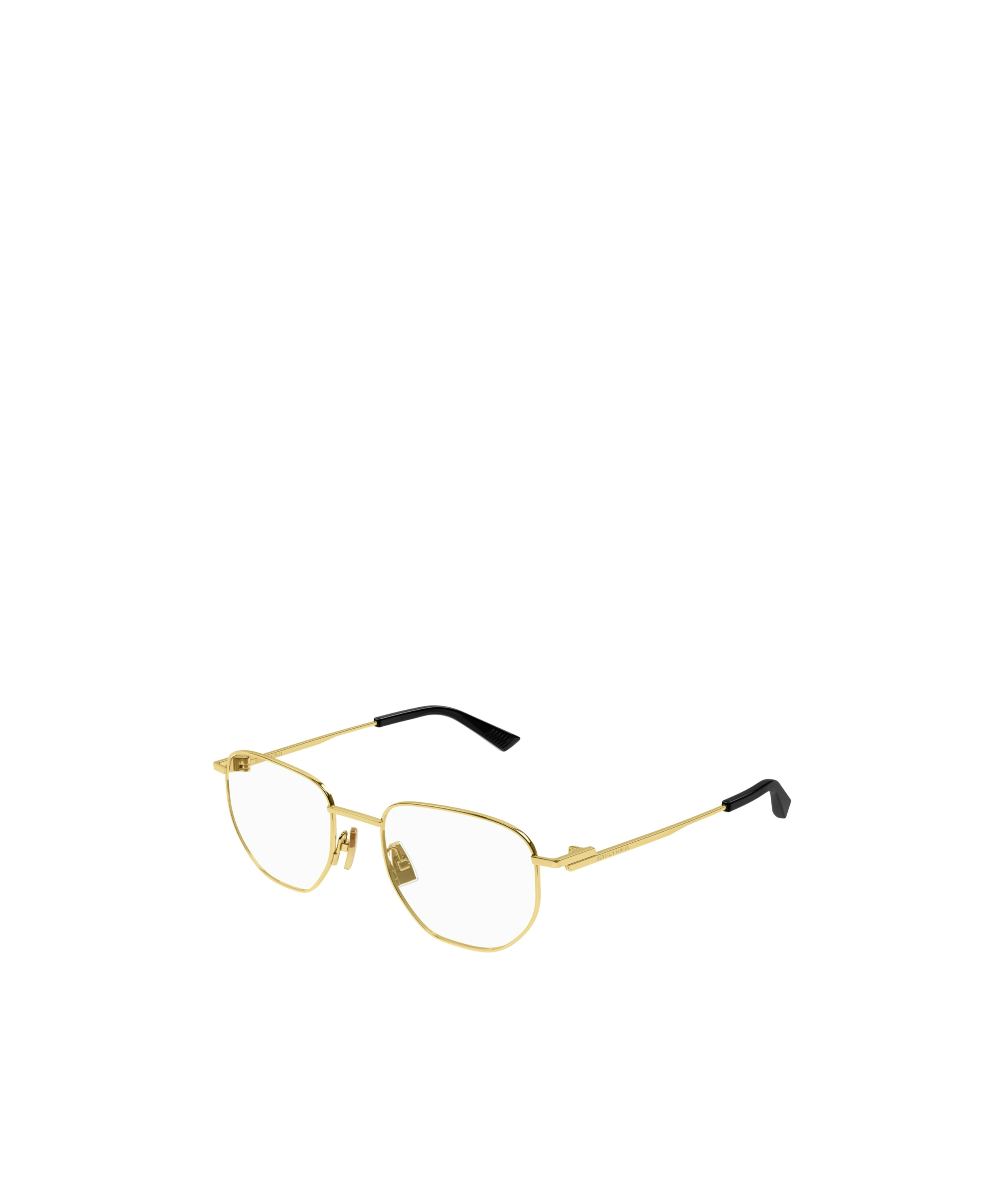 Bottega Veneta Logo Flat Mirror In Nude