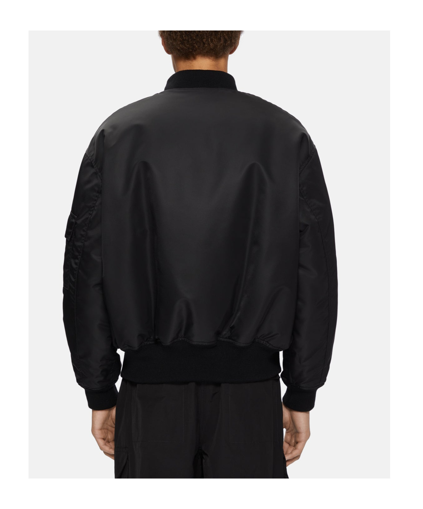 44 Label Group Zip-up Jacket In Black
