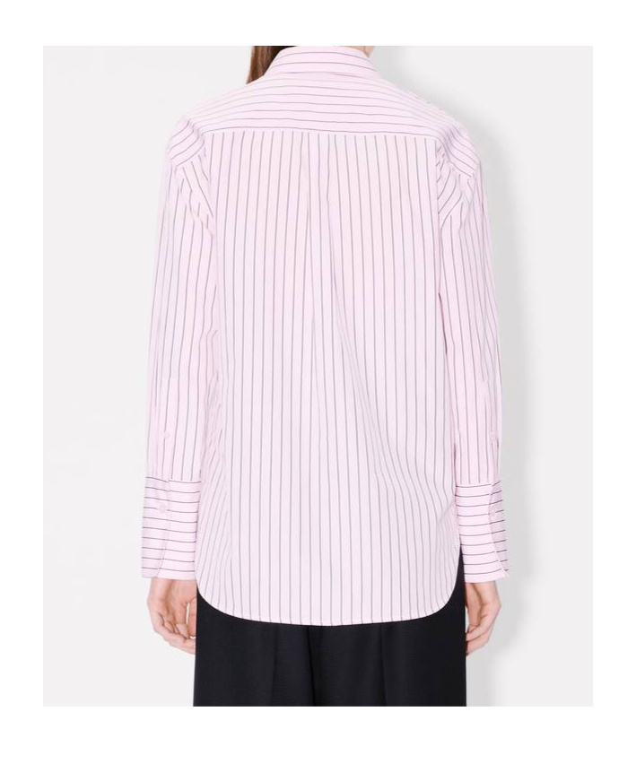 Kenzo Regular Shirt Pin Stripes In Pink