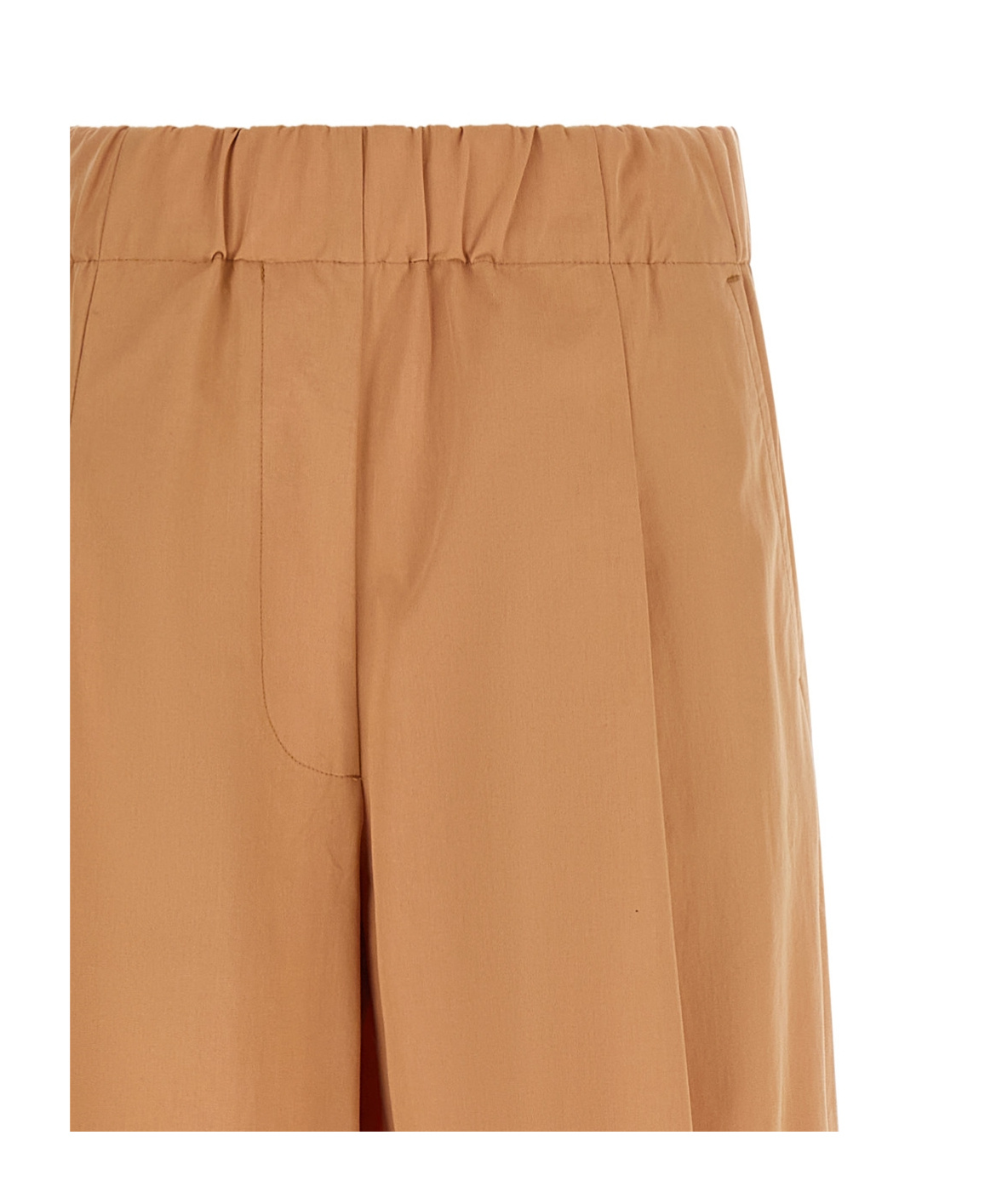 Dries Van Noten Elastic Waist Casual Pants In Gold