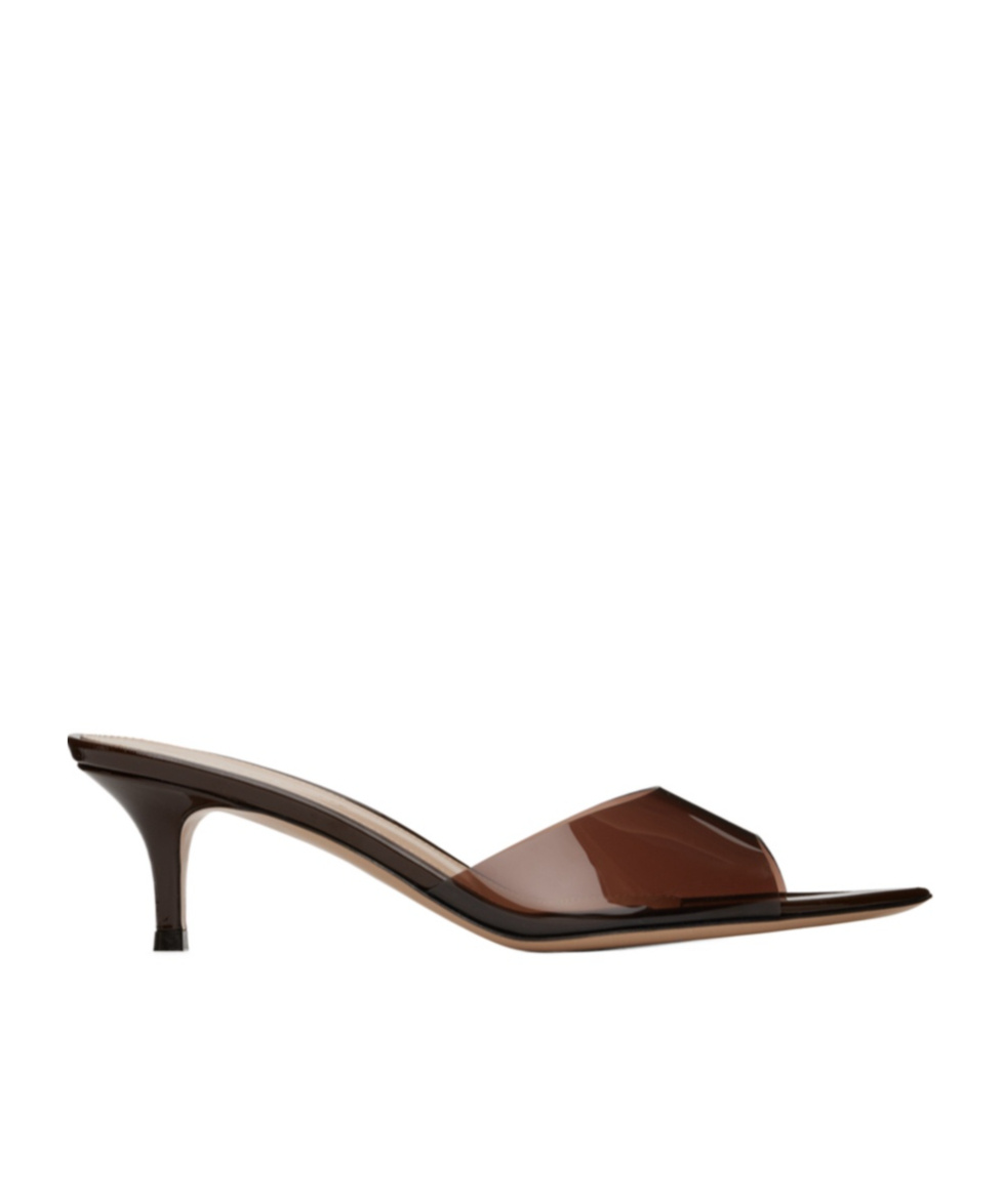 Gianvito Rossi Elle 55 High-heeled Sandals In Brown