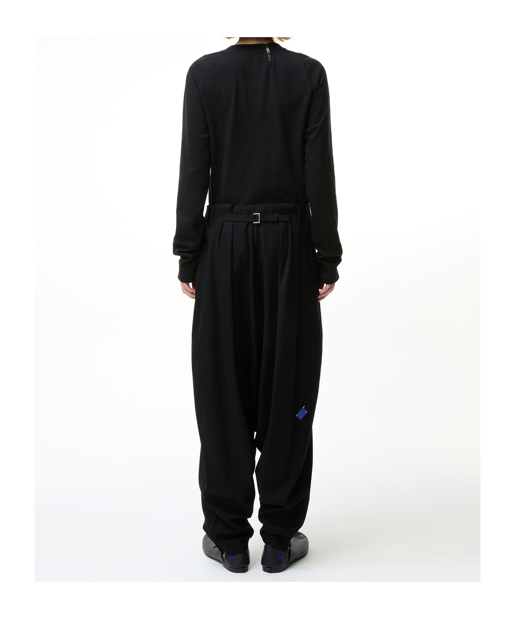 Ader Error Belt-loop Casual Pants In Black