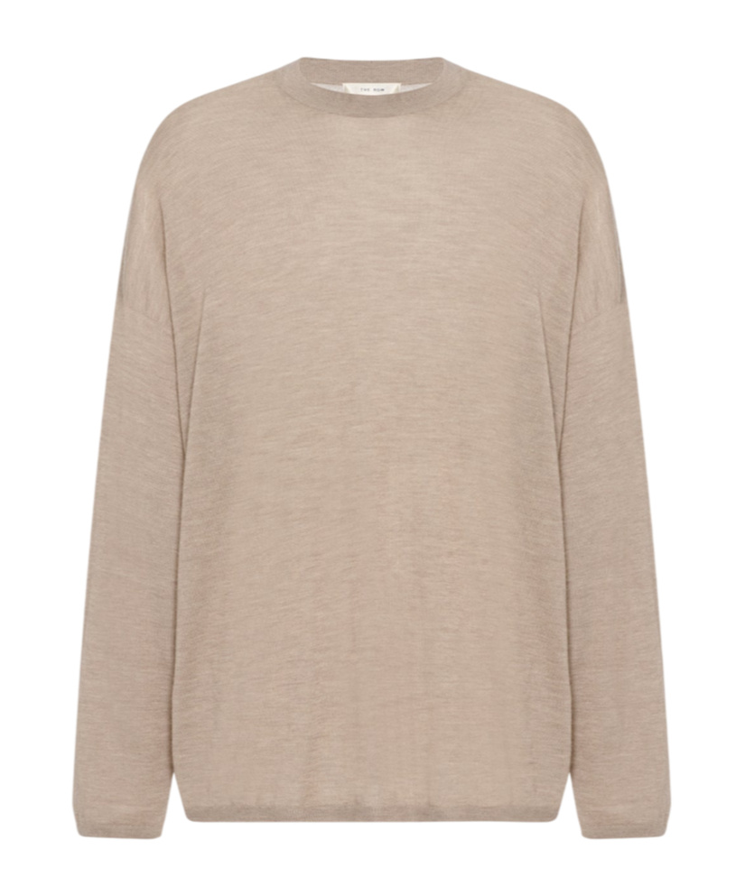 The Row Akito Cashmere Long-sleeve T-shirt In Pink