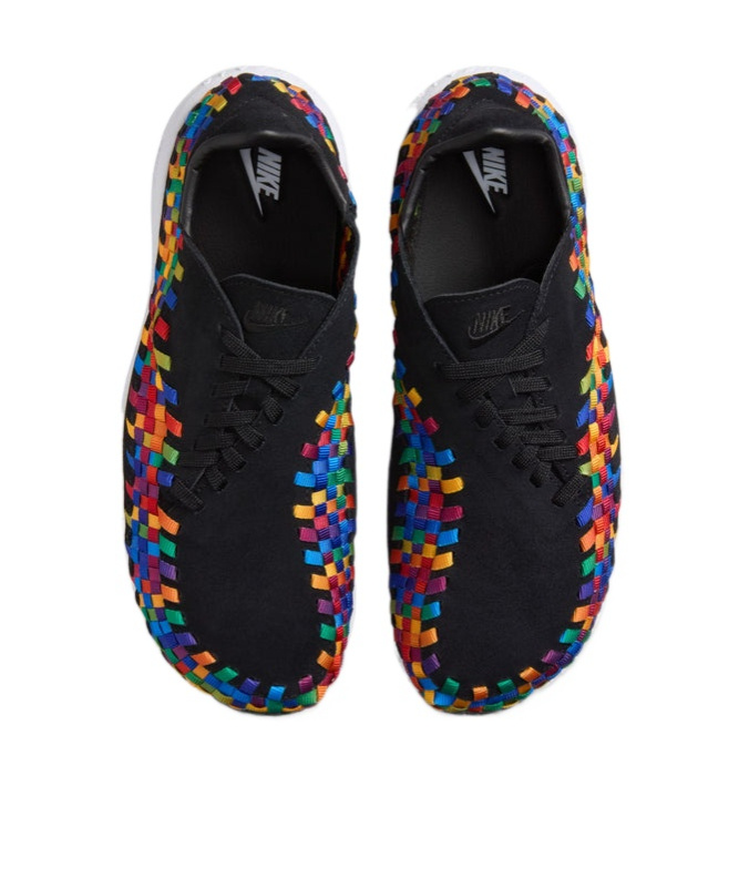 Nike Air Footscape Woven Sneaker In Black