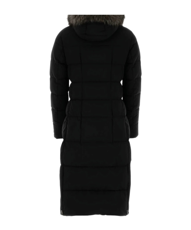 Moorer Hooded Down Jacket In Black