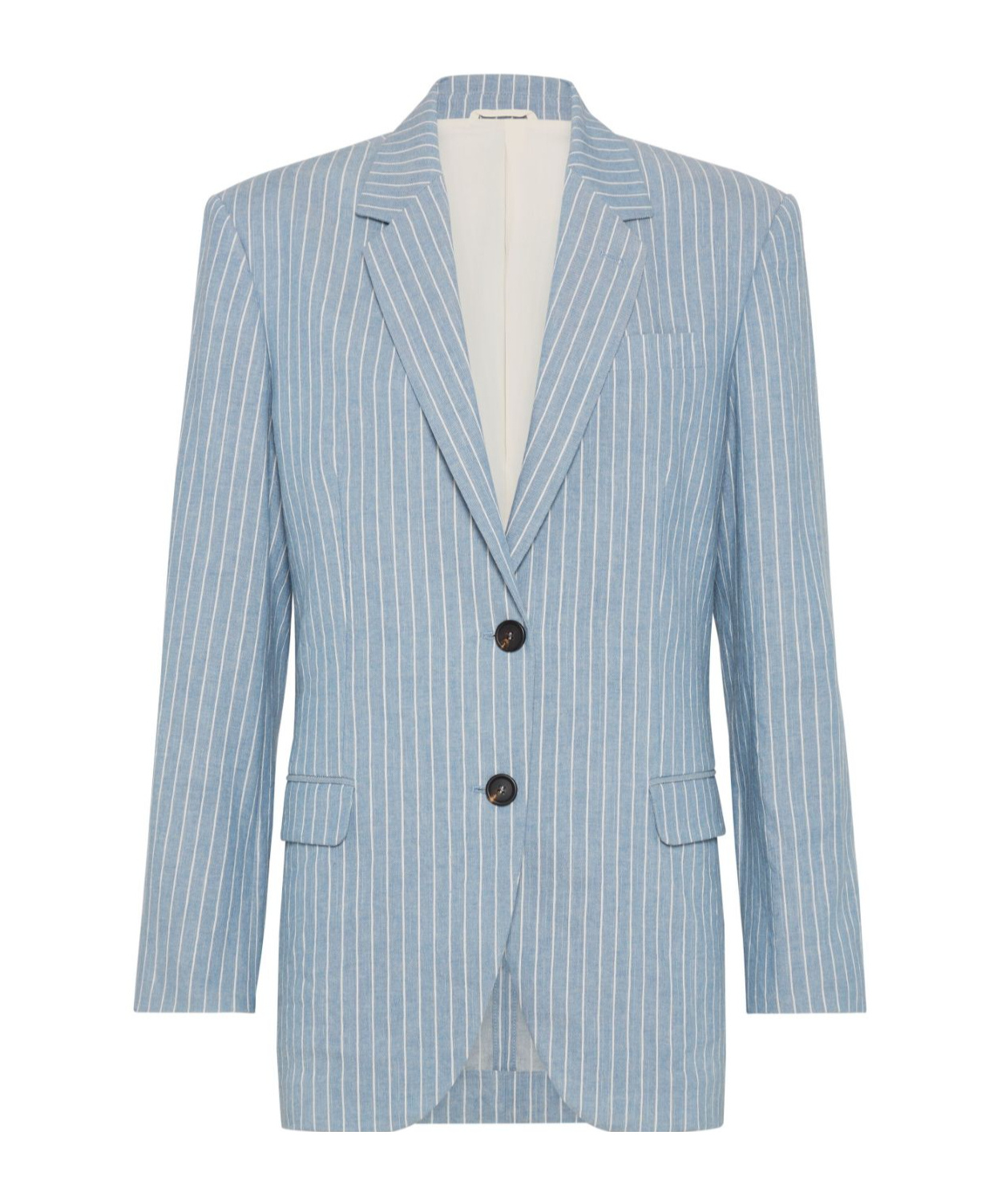 Brunello Cucinelli Monili-detail Twill Blazer