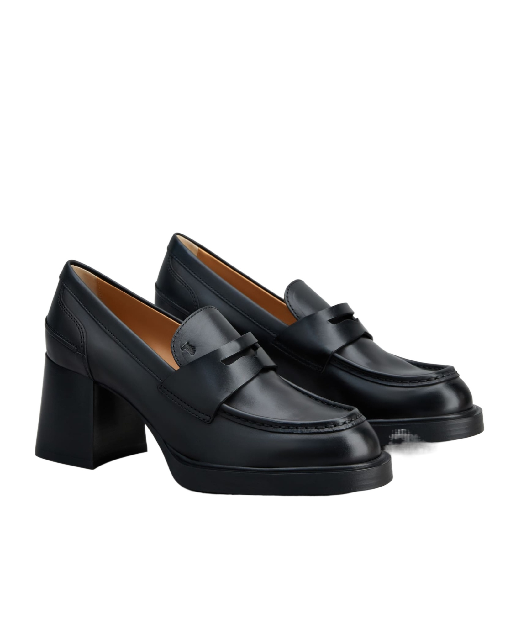 Tod's Women's Loafer With Heel In Black