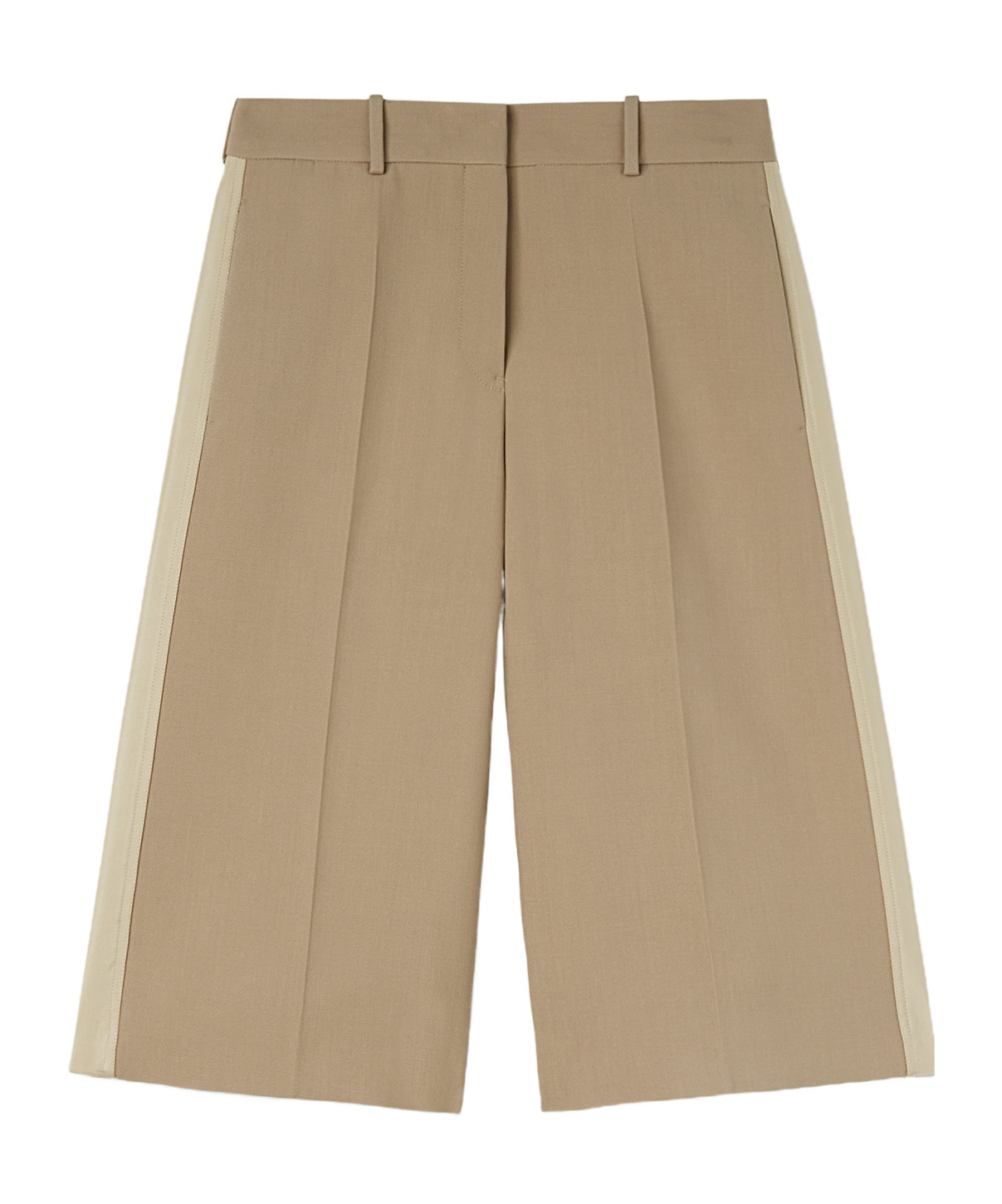 Jil Sander Wool Tailored Bermuda Shorts In Nude