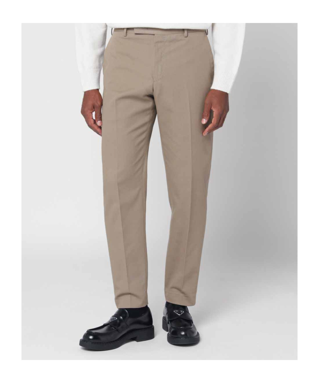 Pt Torino Rebel Beige Trousers In Neutral