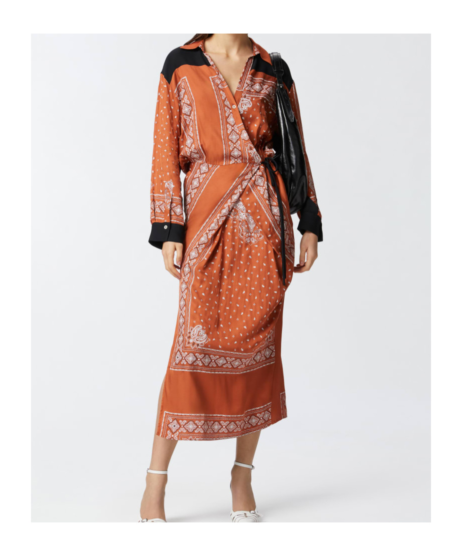 Pinko Darling Abito Twill Dress