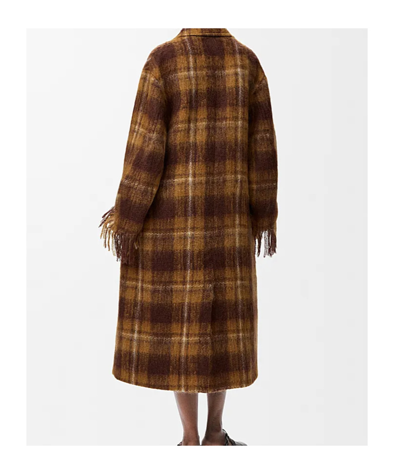 Loewe Coat In Mohair And Wool Blend In Multi