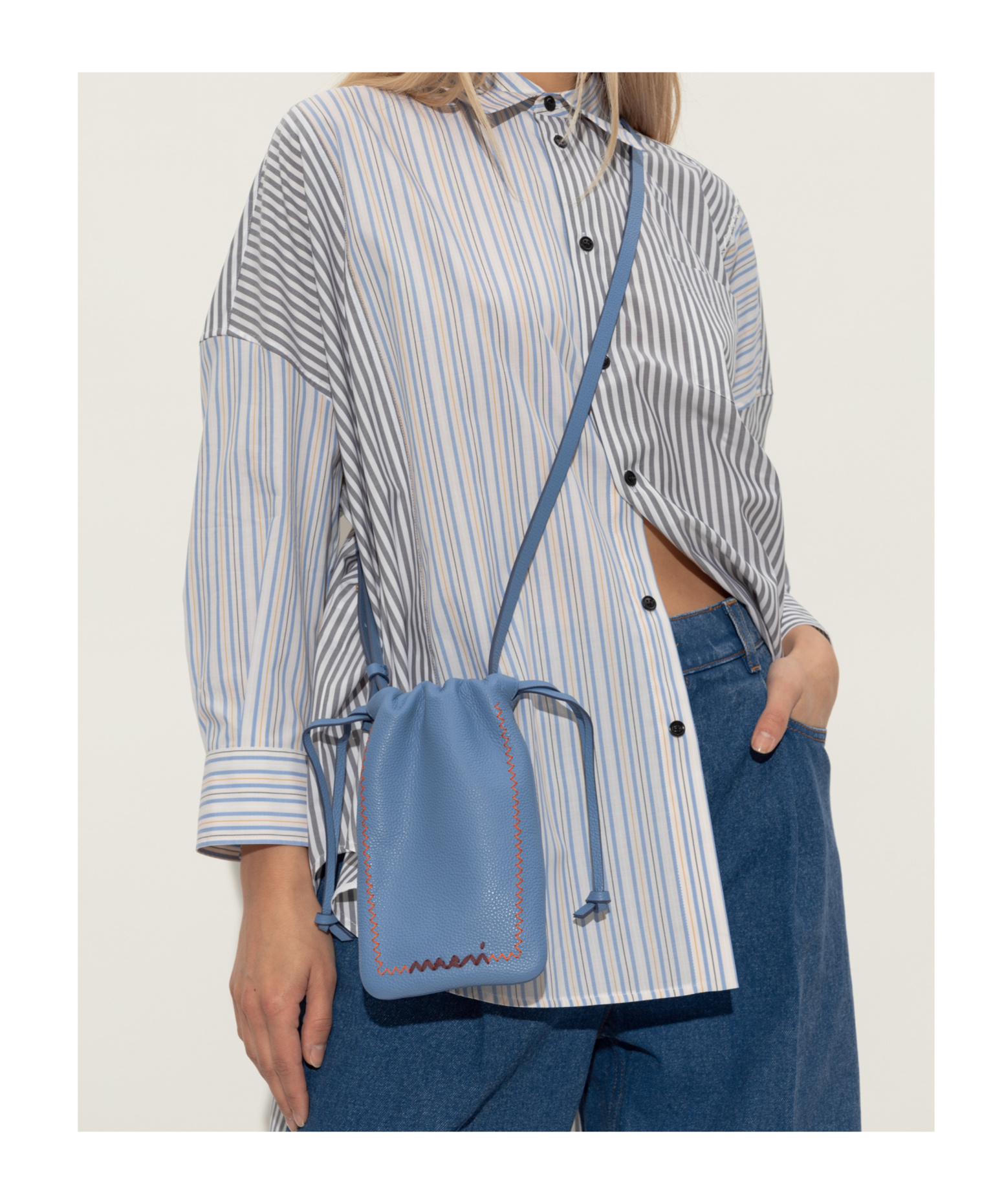 Marni Drawstring Mobile Phone Bag