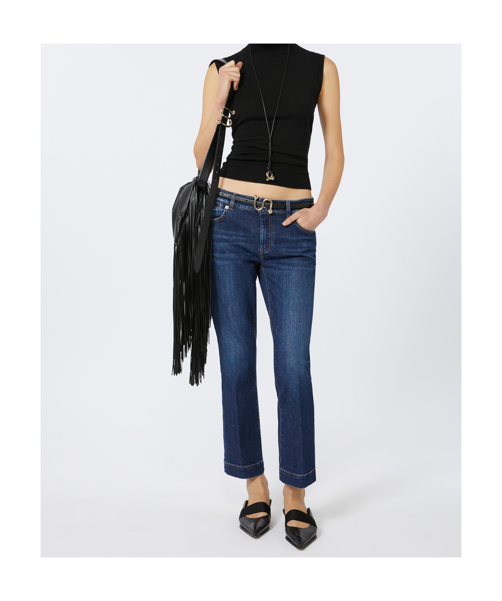 Sportmax Perfect Fit Flared Jeans In Blue