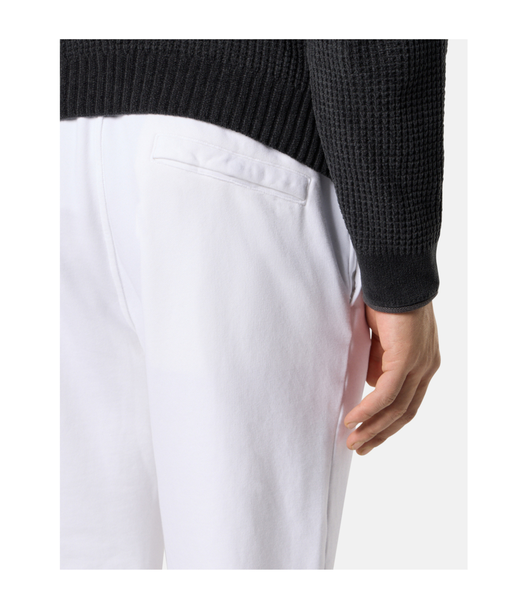 Stone Island Slim-fit Joggers With Elasticated Waistband In White