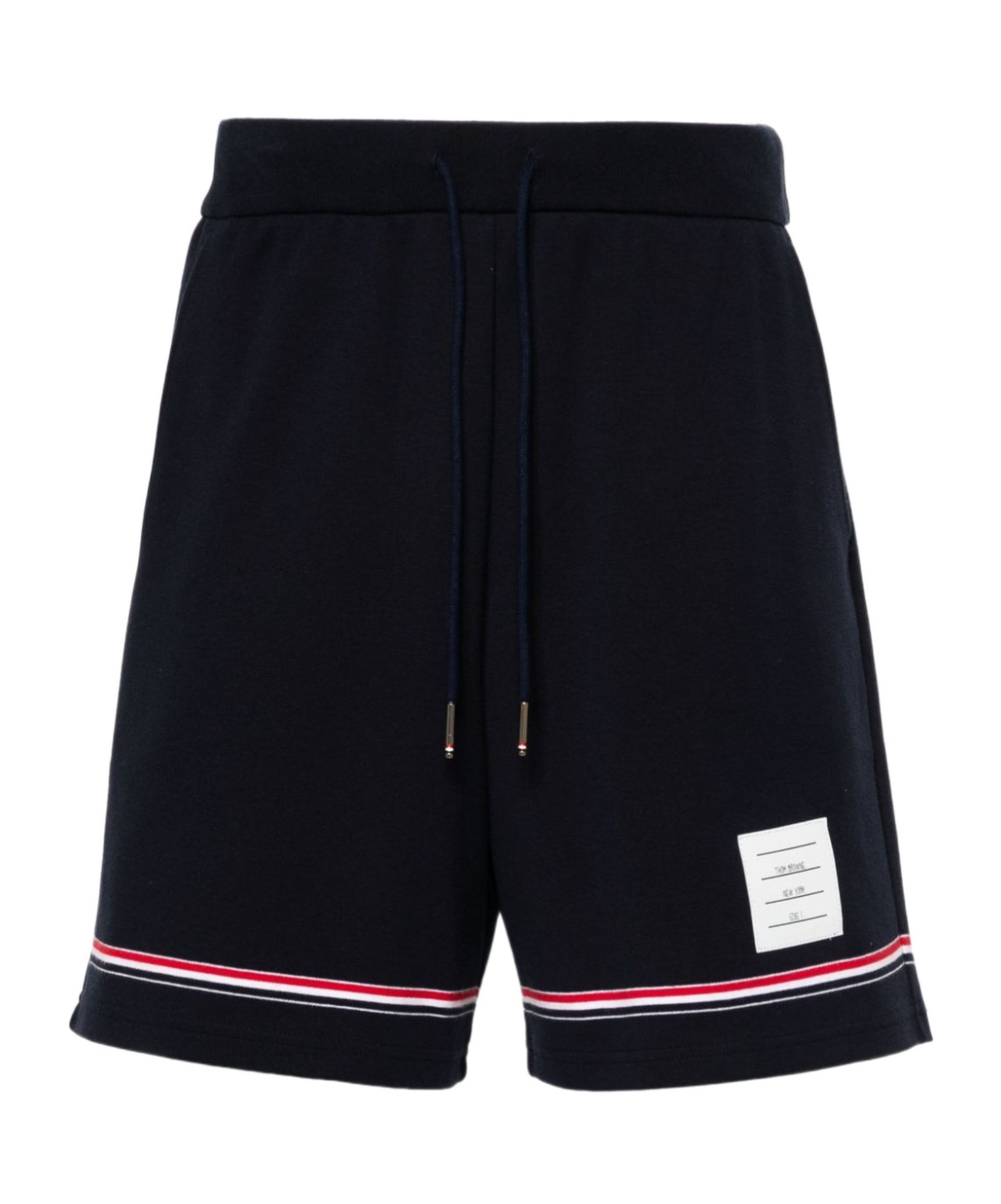 Shop Thom Browne Mid-rise Track Shorts In Black