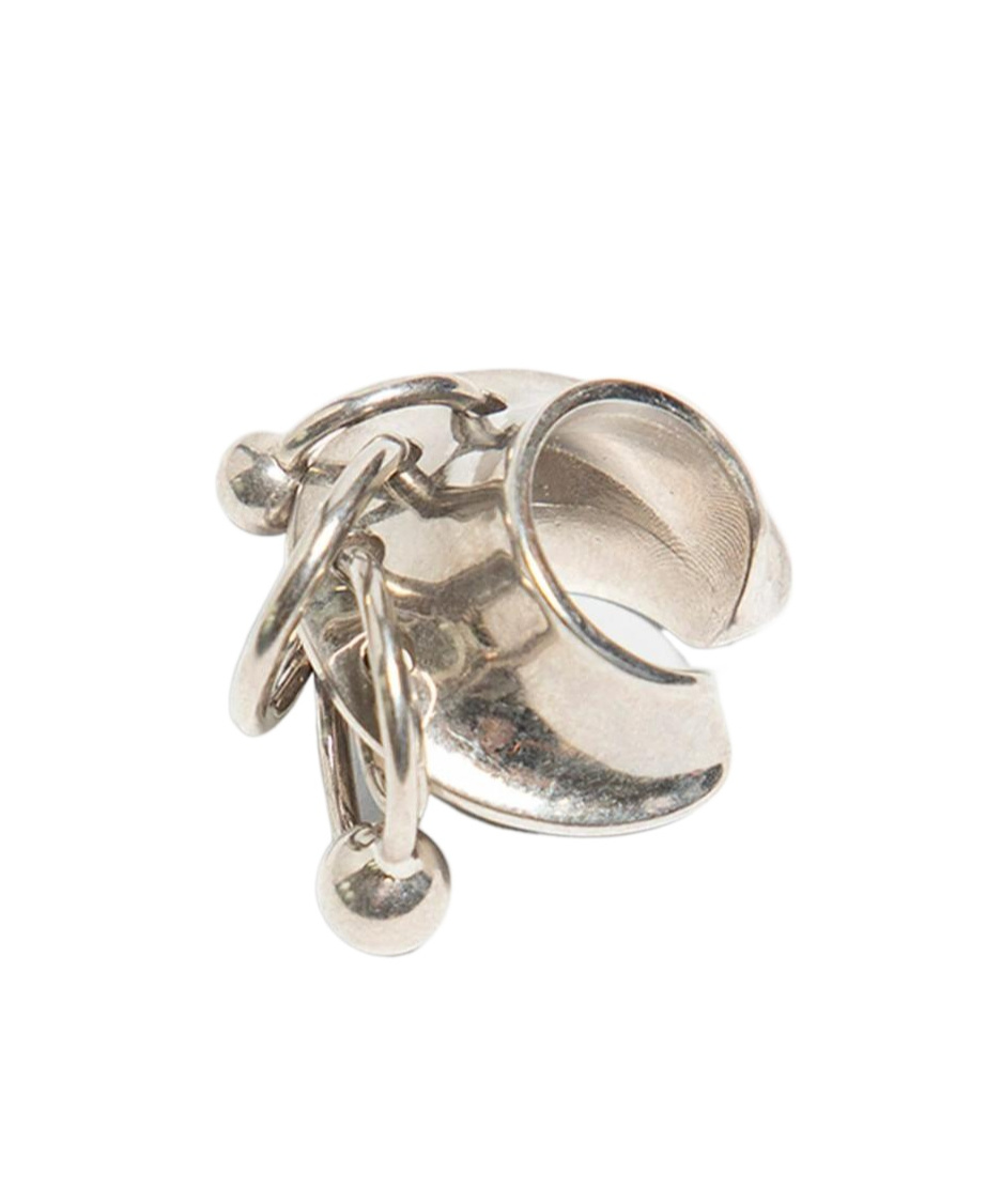 Shop Jean Paul Gaultier Multiple Rings Ear Cuff In Yellow