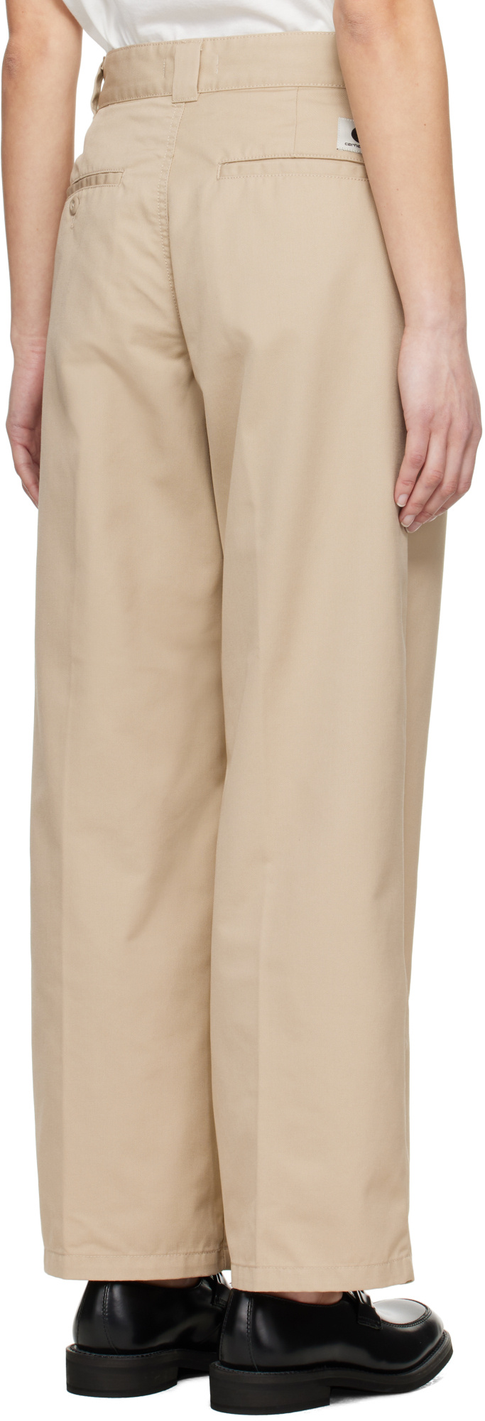 Carhartt Beige Craft Trousers In Nude