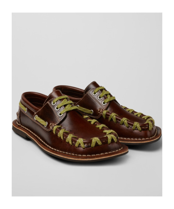Camper Brown Boat Shoes In Brown