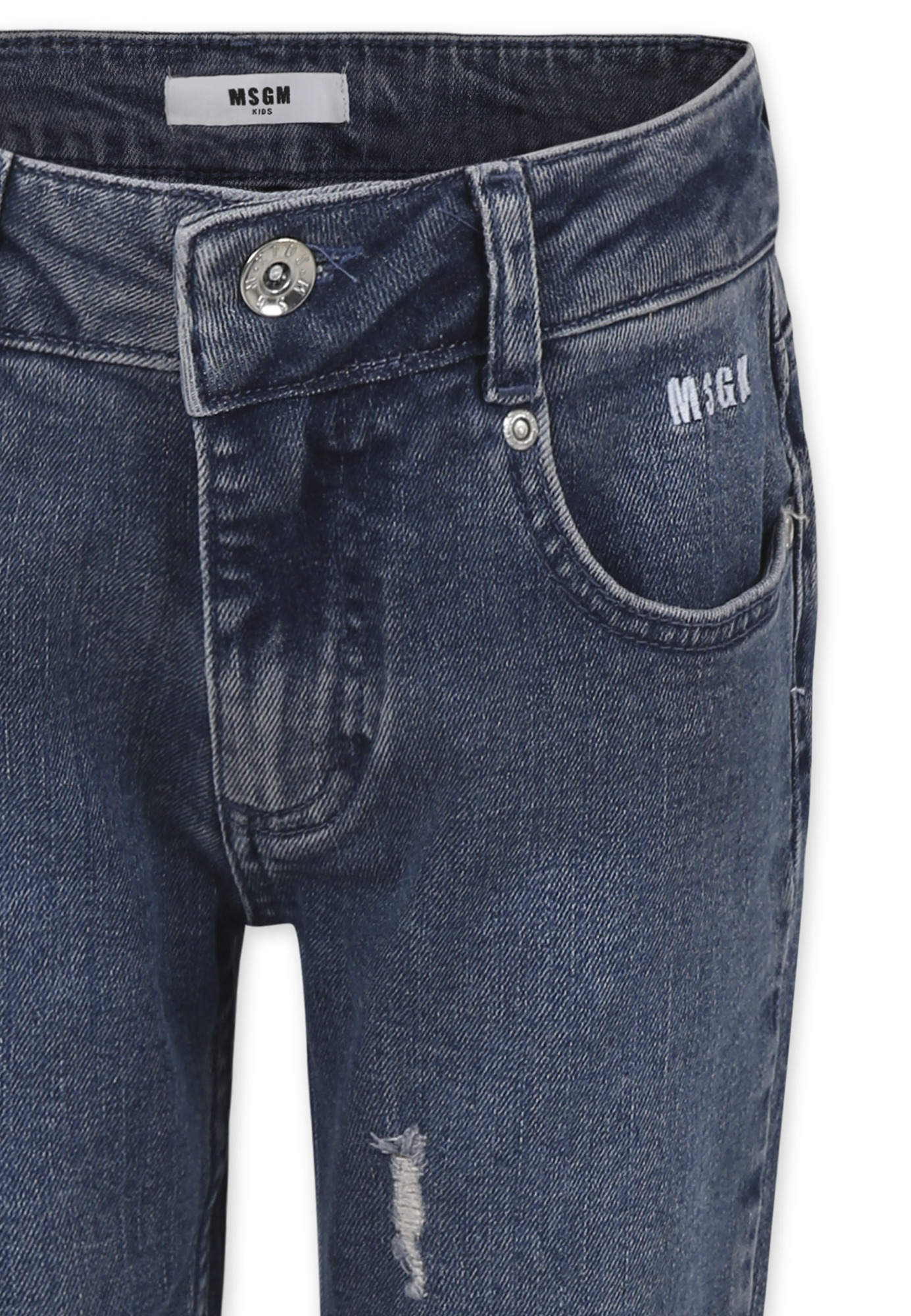Msgm Slim-leg Jeans In Blue