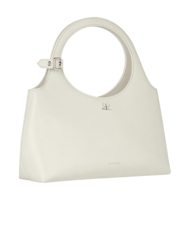 Courrèges Holy Day Two-way Handbag In White