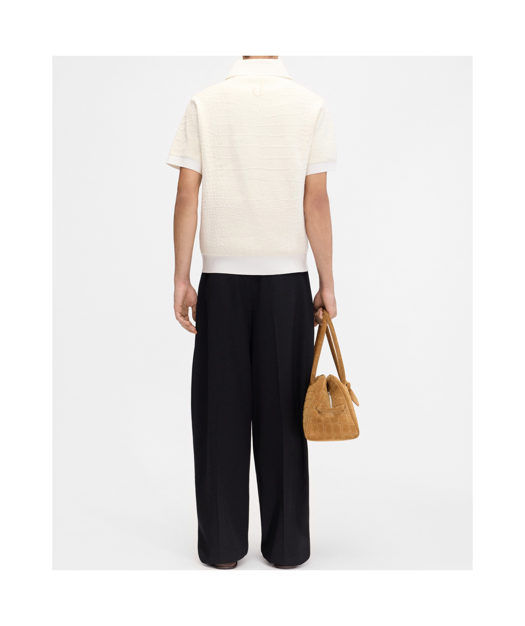 Jacquemus The Scala Polo Shirt In White