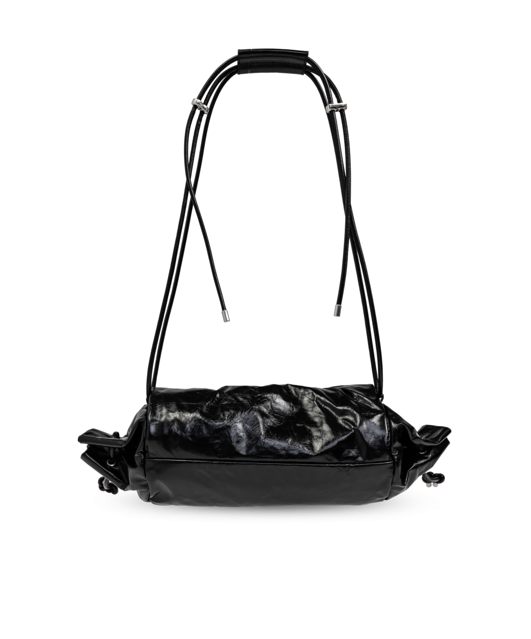 Diesel Cinch-d With Adjustable Strap And Drawstring Sides In Black