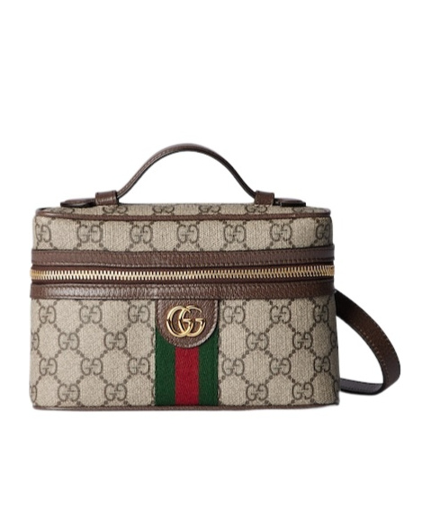 Gucci Ophidia Series Super Mini Shoulder Backpack In Brown