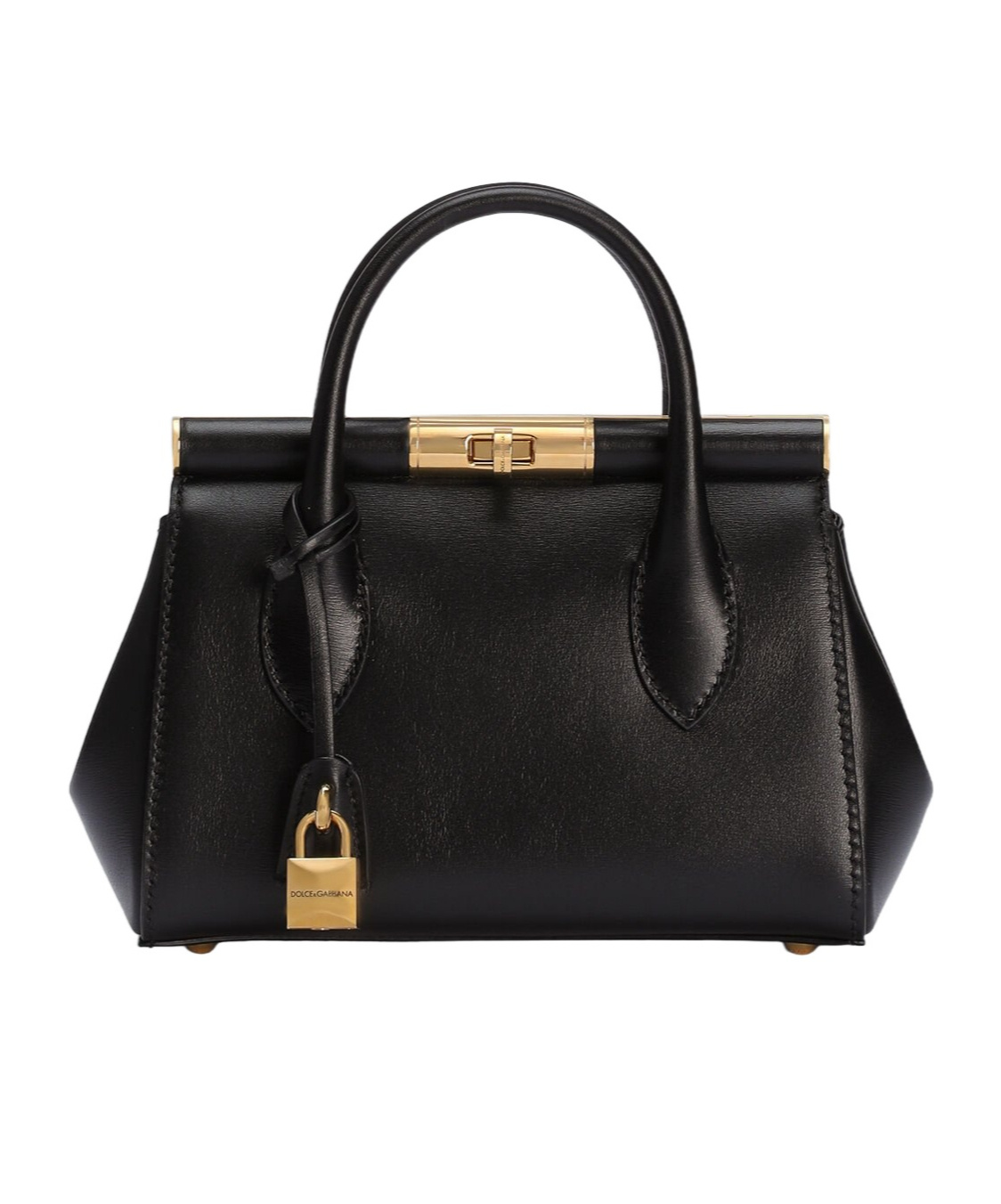 Dolce & Gabbana Small Black Marlene Handbag In Black
