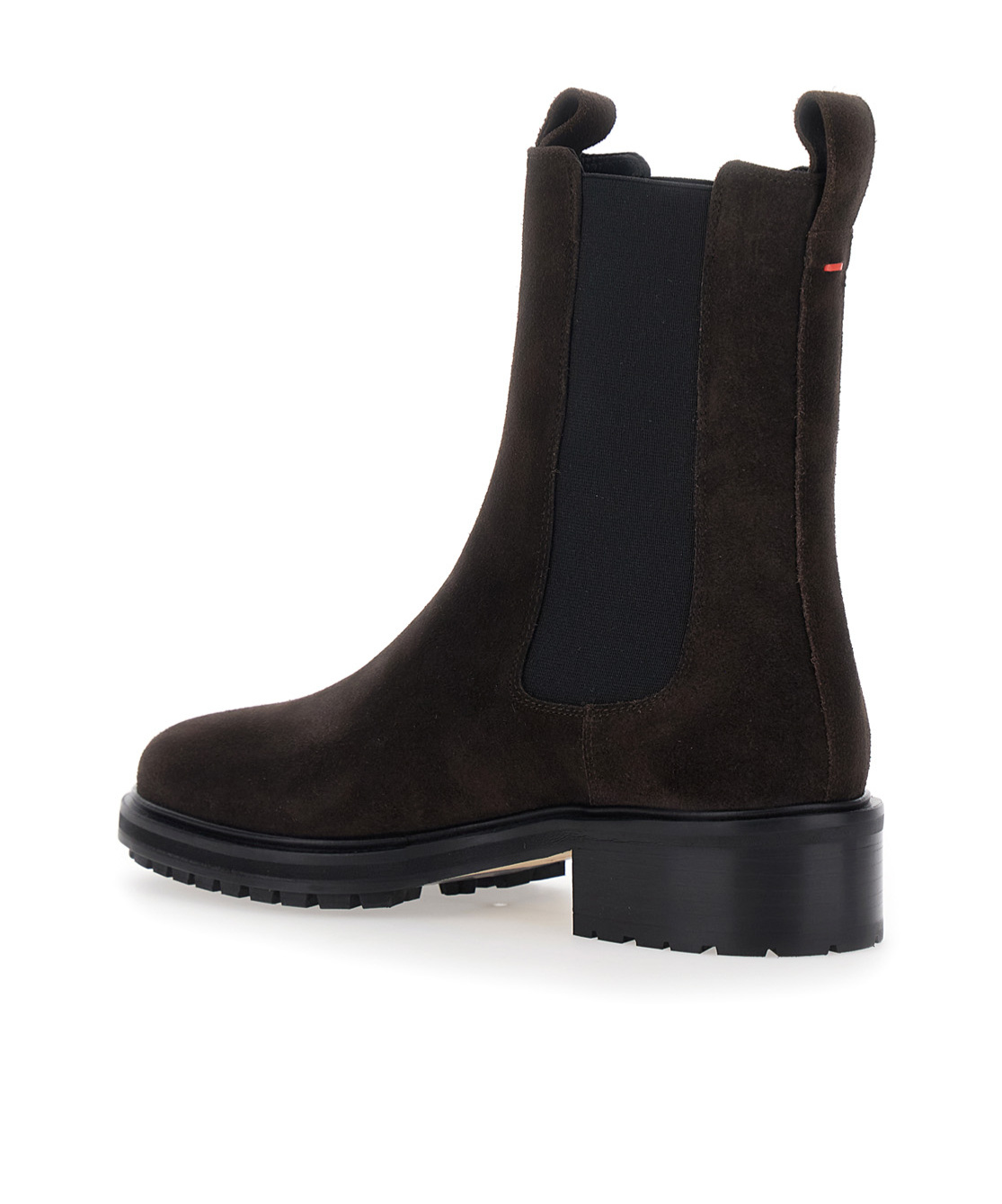 Aeyde Round-toe Ankle Boots In Brown