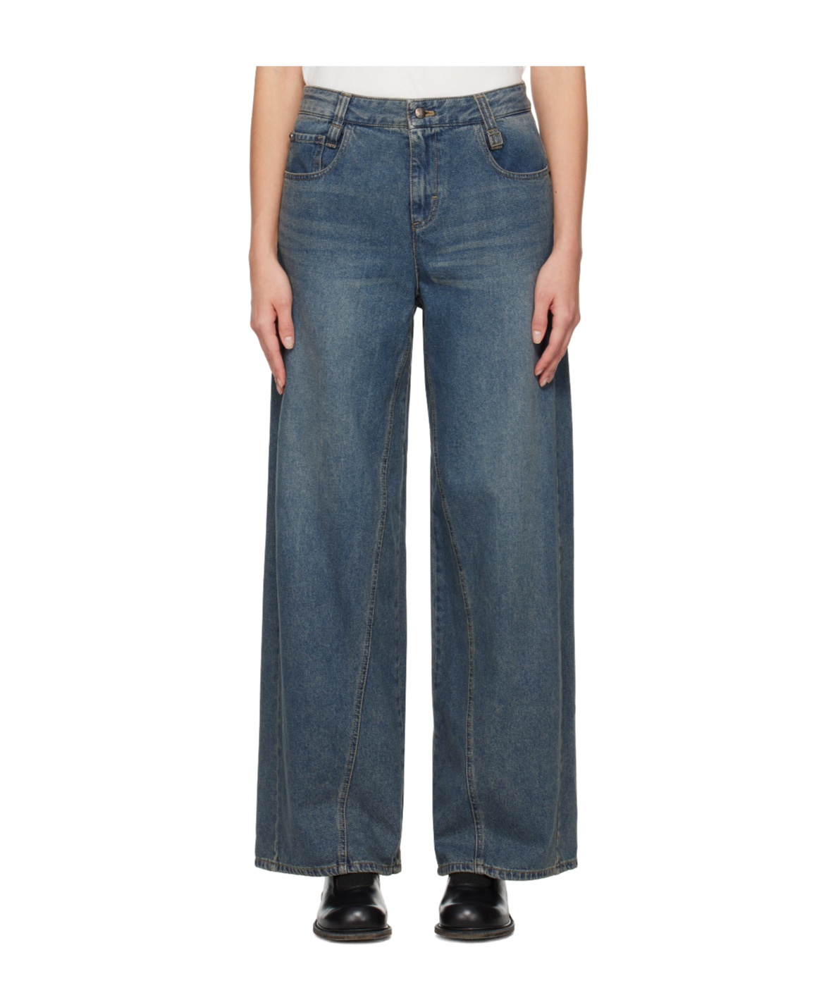 WOOYOUNGMI MULTI-POCKET JEANS 
