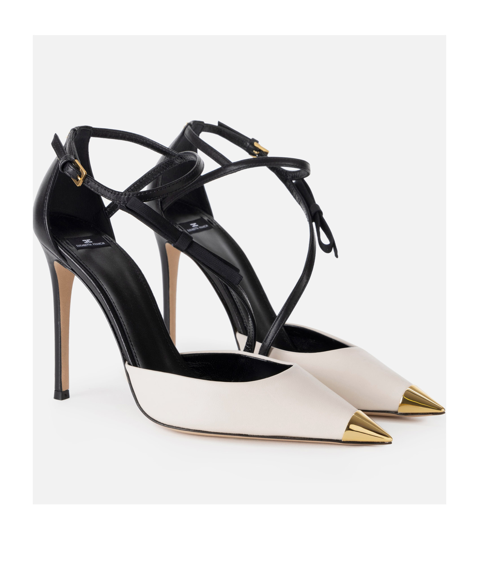 Elisabetta Franchi Pointed High Heels In Black