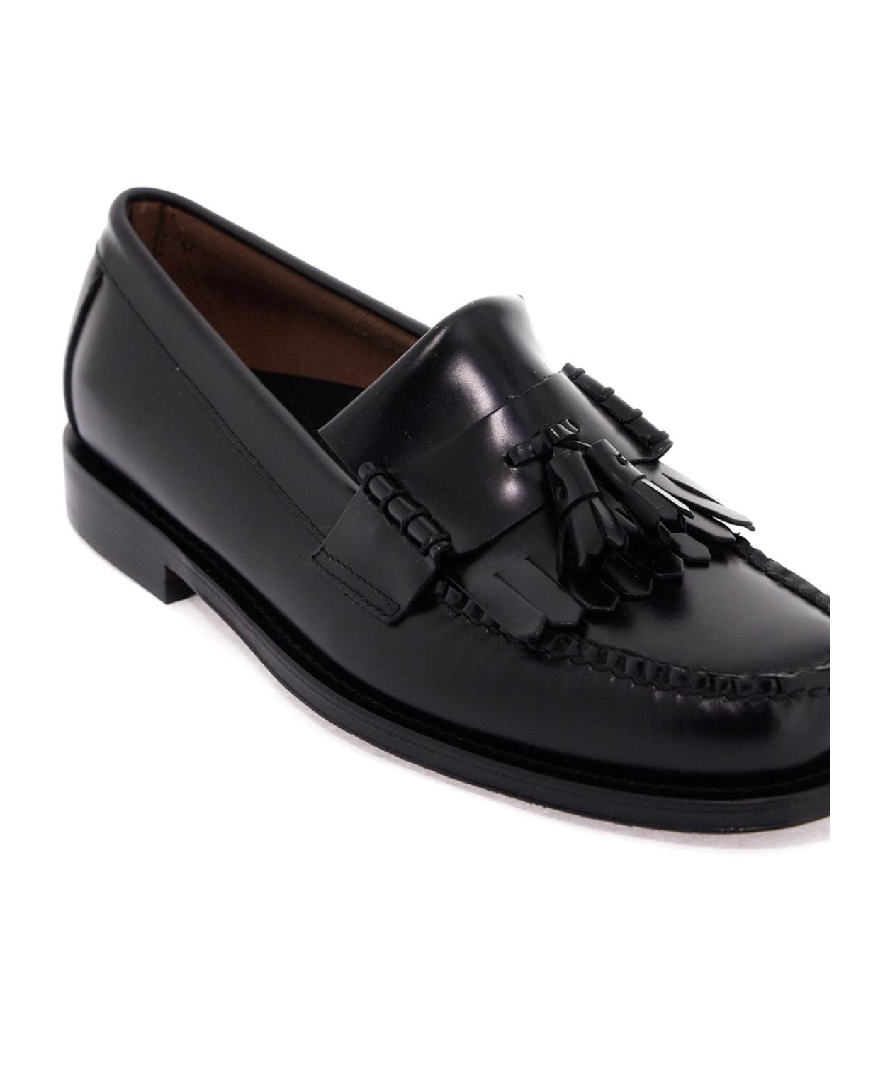 G.h. Bass & Co G.h. Bass  Co. Esther Kiltie Weejuns Tassel Detailed Loafers In Black