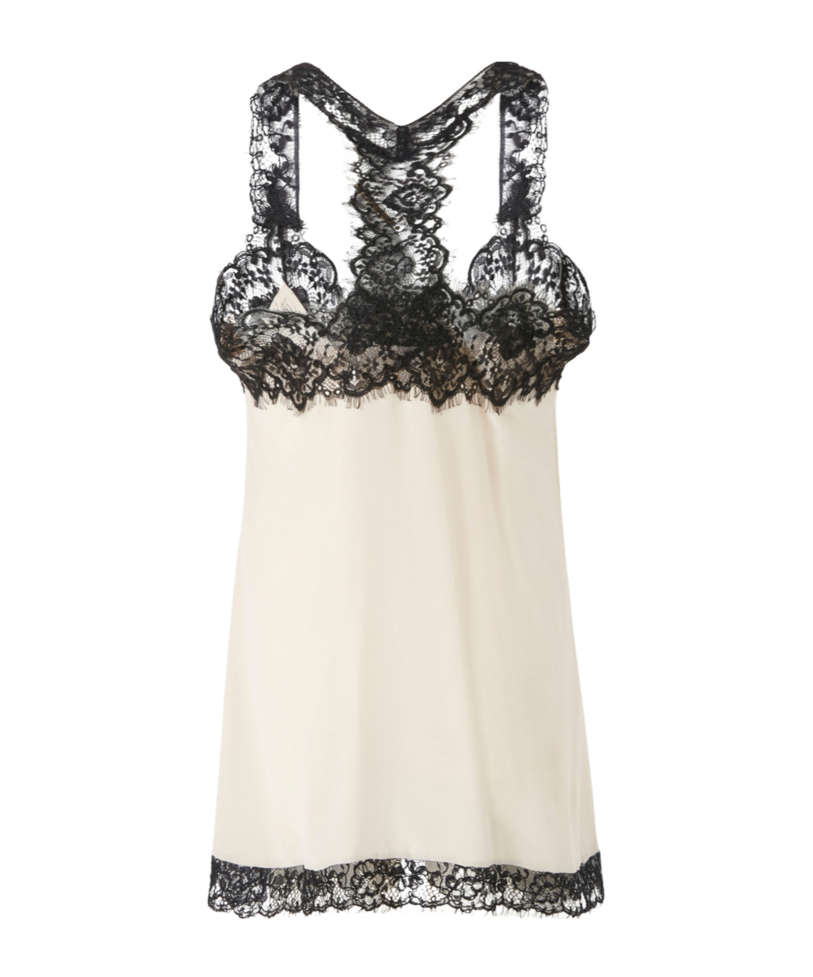 Pinko Lingerie Top With Lace In White