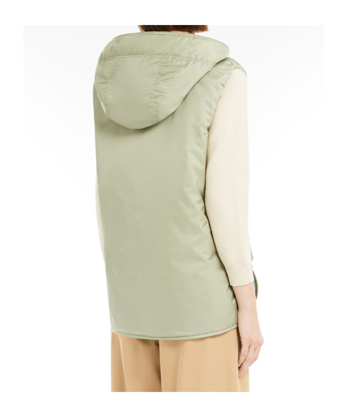 Weekend Max Mara Double-sided Vest In Gray